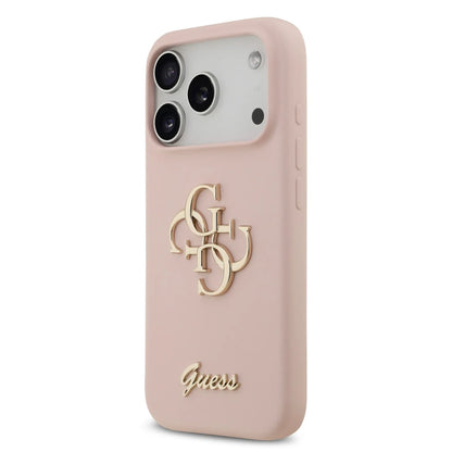 Guess Liquid Silicone Case With 4G & Script Logo
