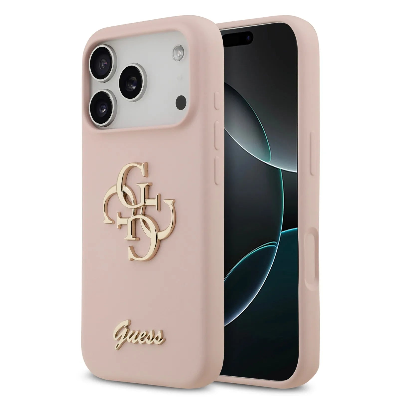 Guess Liquid Silicone Case With 4G & Script Logo