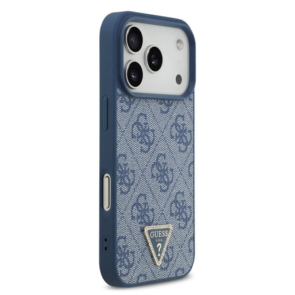 Guess MagSafe 4G PU Leather Case With Triangle Logo