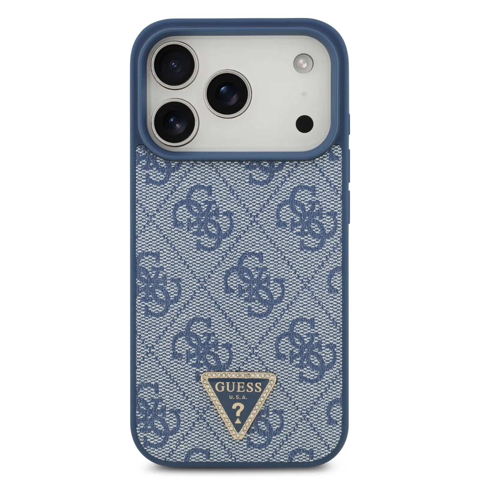 Guess MagSafe 4G PU Leather Case With Triangle Logo