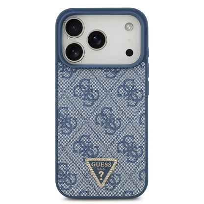 Guess MagSafe 4G PU Leather Case With Triangle Logo