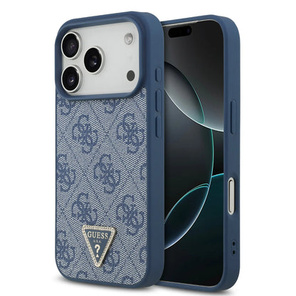 Guess MagSafe 4G PU Leather Case With Triangle Logo