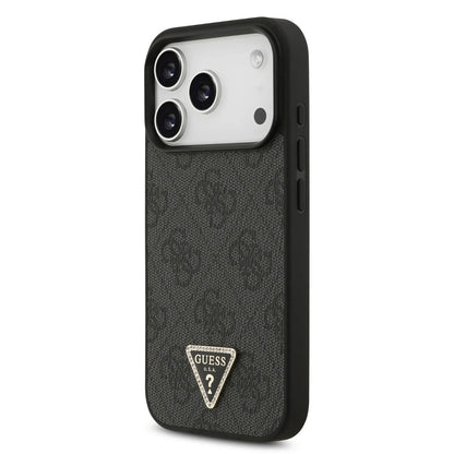 Guess MagSafe 4G PU Leather Case With Triangle Logo