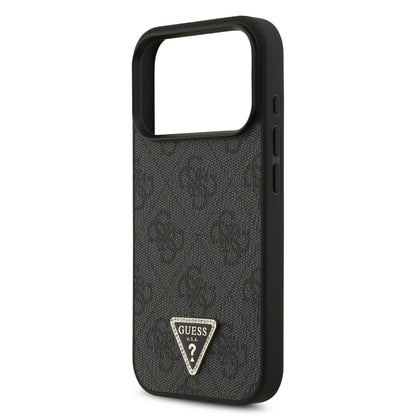 Guess MagSafe 4G PU Leather Case With Triangle Logo