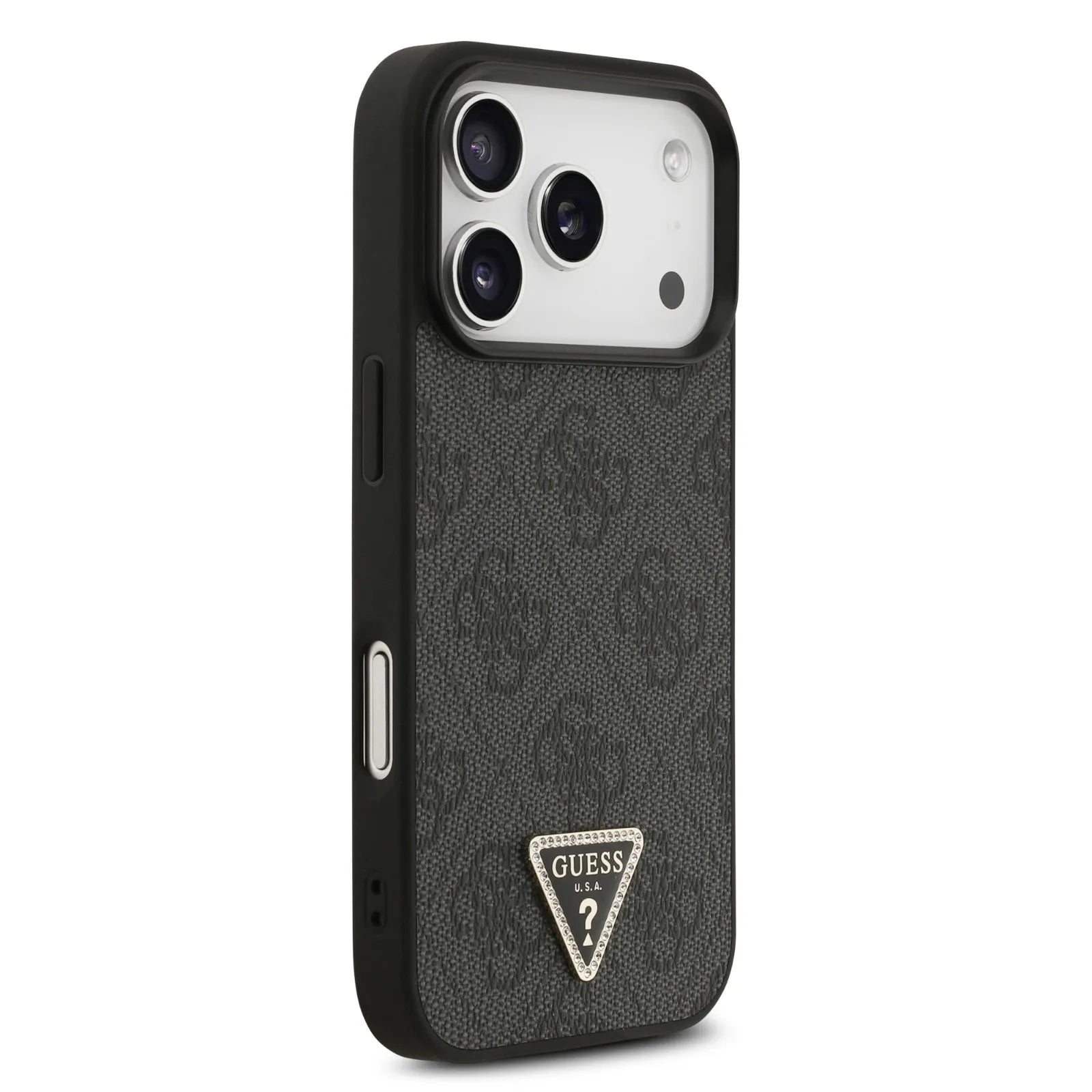 Guess MagSafe 4G PU Leather Case With Triangle Logo