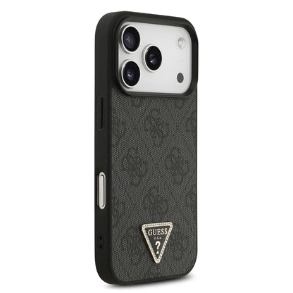 Guess MagSafe 4G PU Leather Case With Triangle Logo