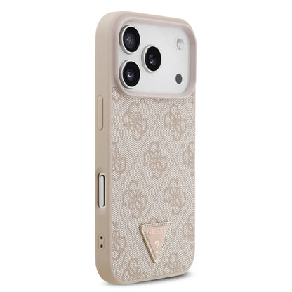 Guess MagSafe 4G PU Leather Case With Triangle Logo