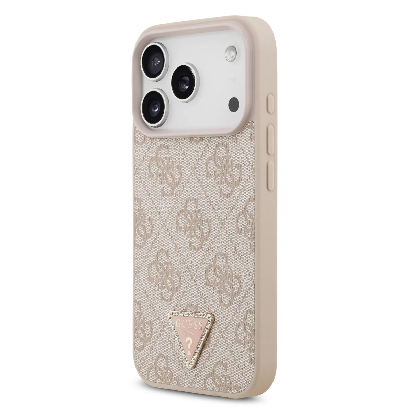 Guess MagSafe 4G PU Leather Case With Triangle Logo