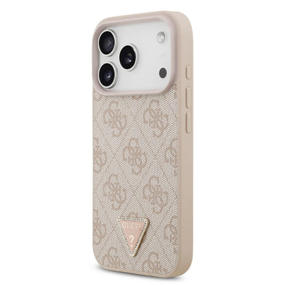 Guess MagSafe 4G PU Leather Case With Triangle Logo