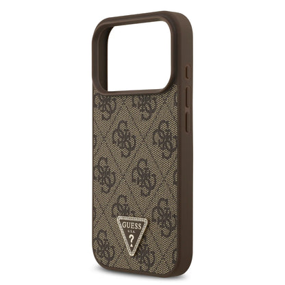 Guess MagSafe 4G PU Leather Case With Triangle Logo