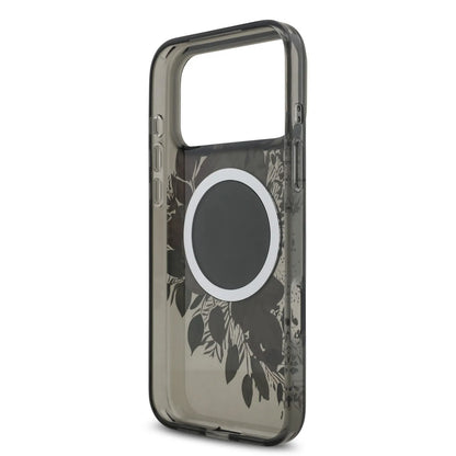 Guess MagSafe IML Case With Flowers Pattern & Lanyard