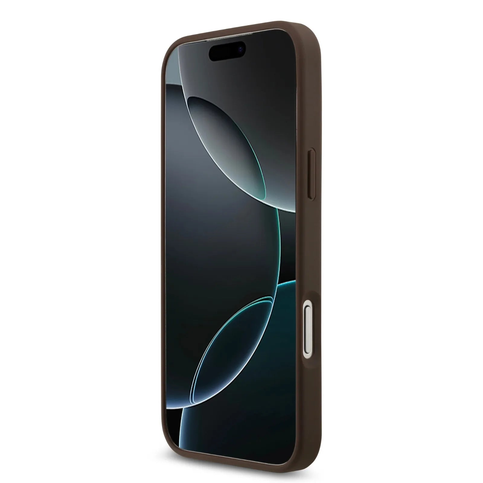 Guess PU Case With Card Slot & Script Metal Logo