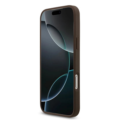 Guess PU Case With Card Slot & Script Metal Logo