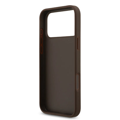 Guess PU Case With Card Slot & Script Metal Logo