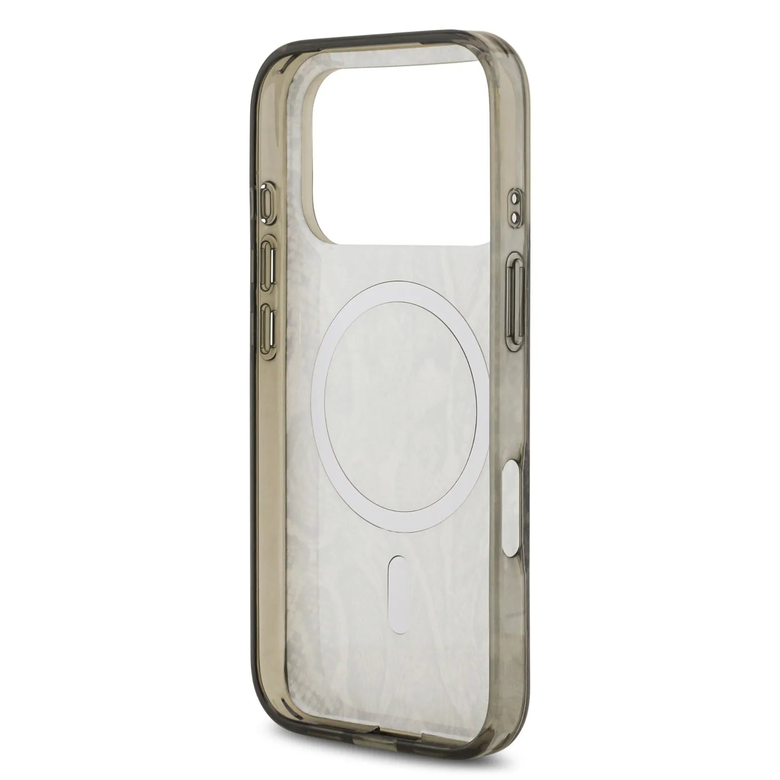 Guess MagSafe PC+TPU Case With Python Pattern Design & Classic logo