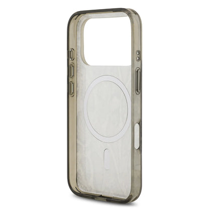 Guess MagSafe PC+TPU Case With Python Pattern Design & Classic logo