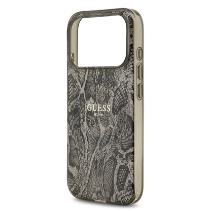 Guess MagSafe PC+TPU Case With Python Pattern Design & Classic logo