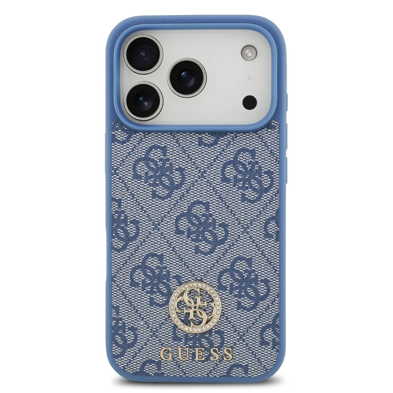 Guess MagSafe 4G PU Leather Case With Classic & Strass Logo