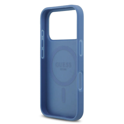 Guess MagSafe 4G PU Leather Case With Classic & Strass Logo