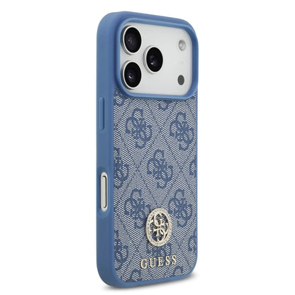 Guess MagSafe 4G PU Leather Case With Classic & Strass Logo