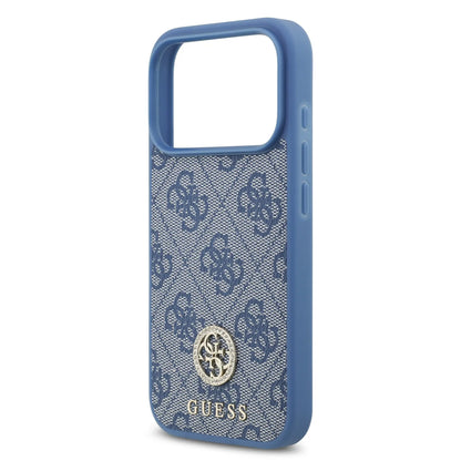 Guess MagSafe 4G PU Leather Case With Classic & Strass Logo