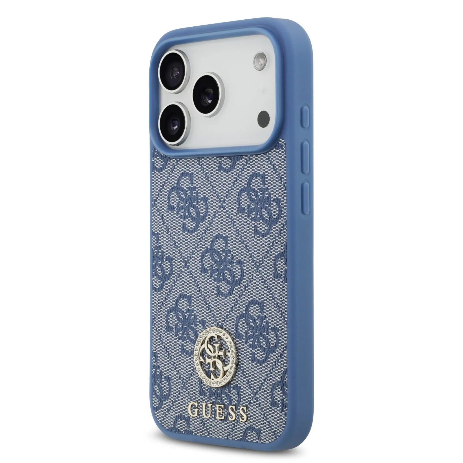 Guess MagSafe 4G PU Leather Case With Classic & Strass Logo