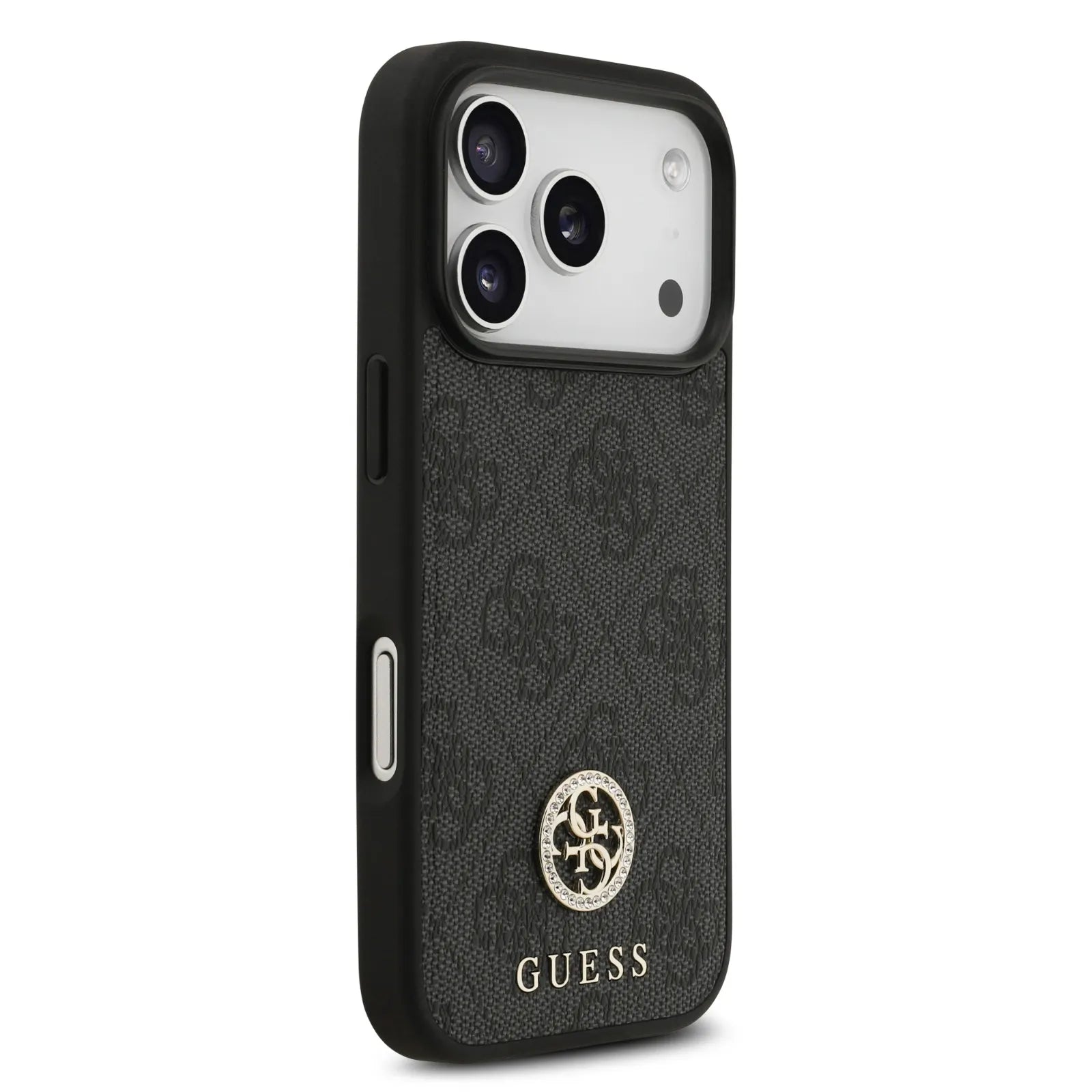Guess MagSafe 4G PU Leather Case With Classic & Strass Logo