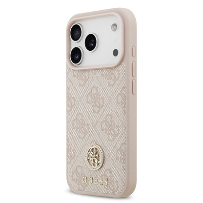 Guess MagSafe 4G PU Leather Case With Classic & Strass Logo