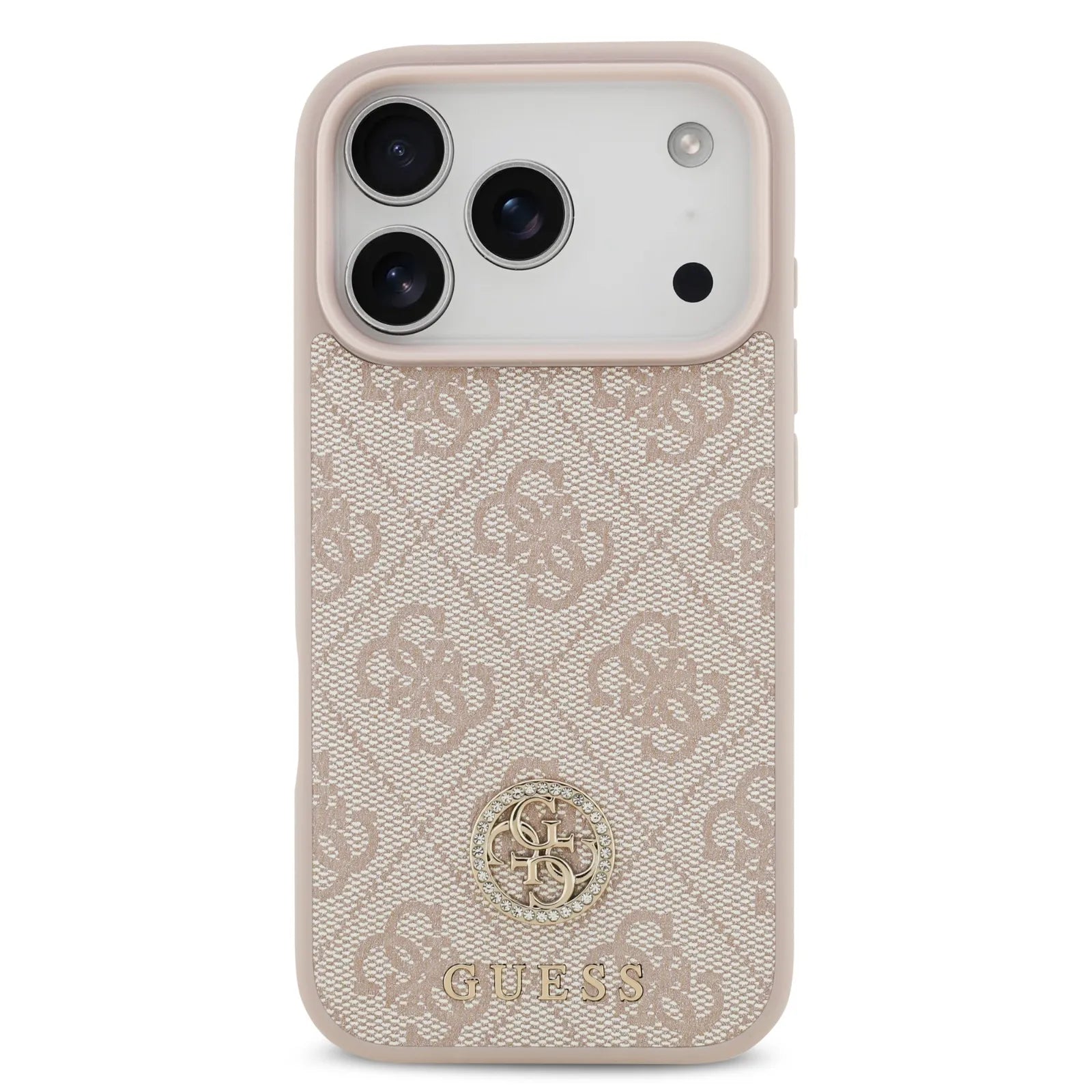 Guess MagSafe 4G PU Leather Case With Classic & Strass Logo