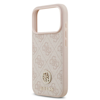 Guess MagSafe 4G PU Leather Case With Classic & Strass Logo