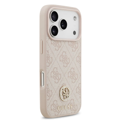 Guess MagSafe 4G PU Leather Case With Classic & Strass Logo