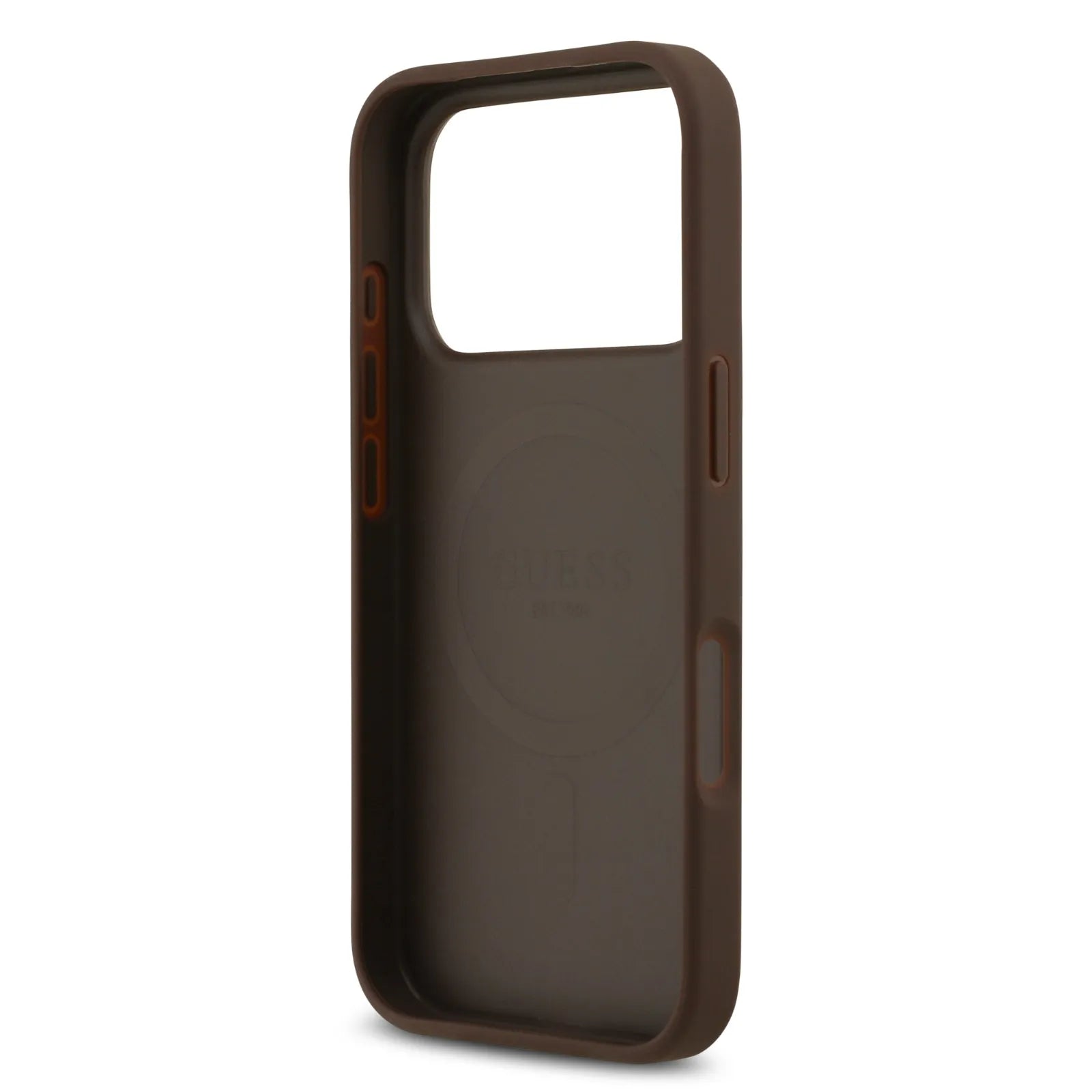 Guess MagSafe 4G PU Leather Case With Classic & Strass Logo