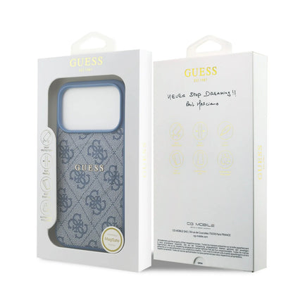 Guess MagSafe 4G PU Leather Case With Classic Logo