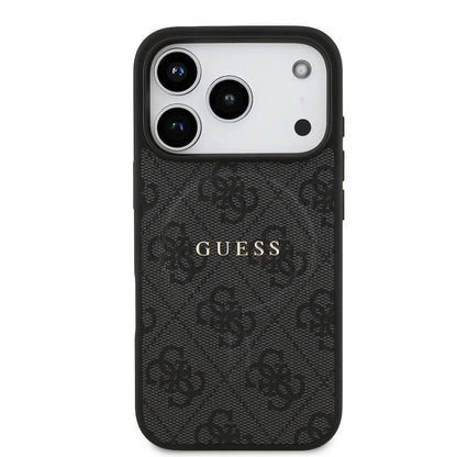 Guess MagSafe 4G PU Leather Case With Classic Logo