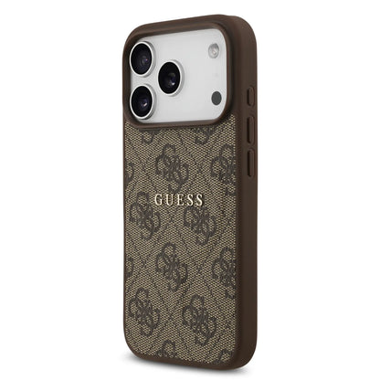 Guess MagSafe 4G PU Leather Case With Classic Logo