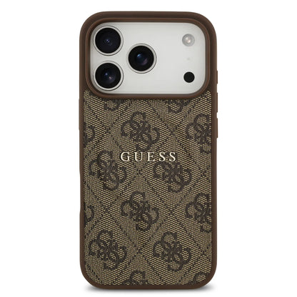 Guess MagSafe 4G PU Leather Case With Classic Logo
