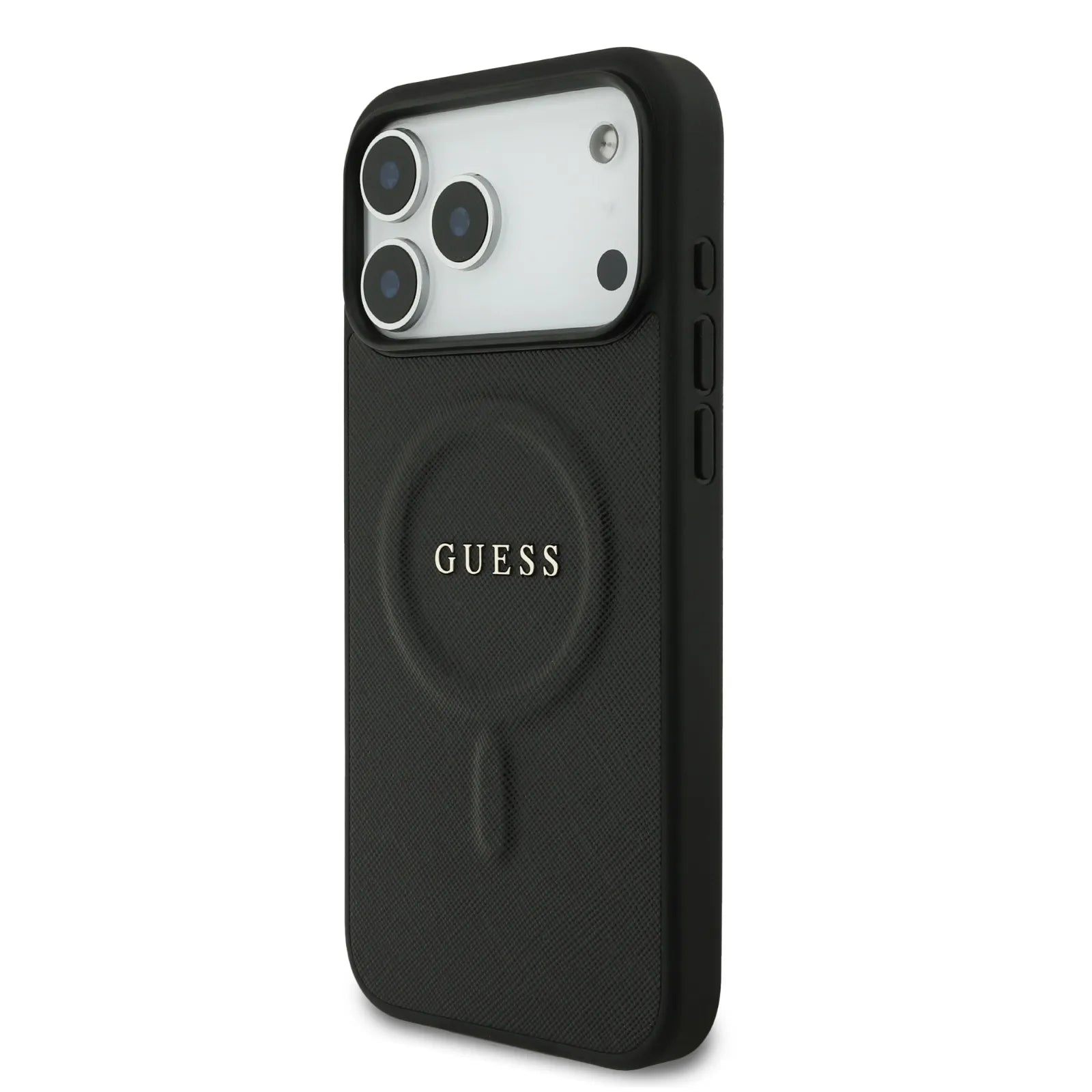 Guess MagSafe PU Saffiano Leather Case With Classic Logo