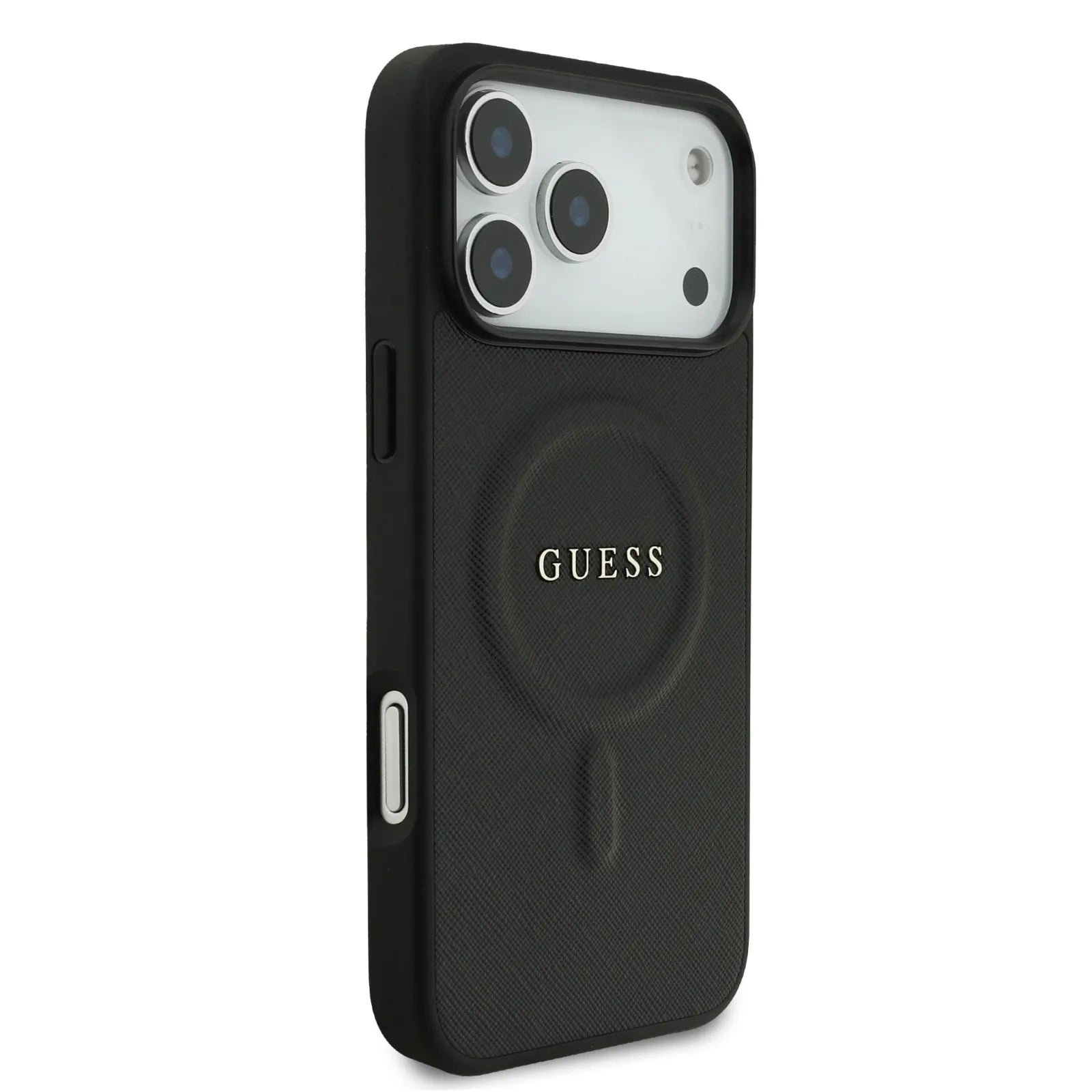 Guess MagSafe PU Saffiano Leather Case With Classic Logo