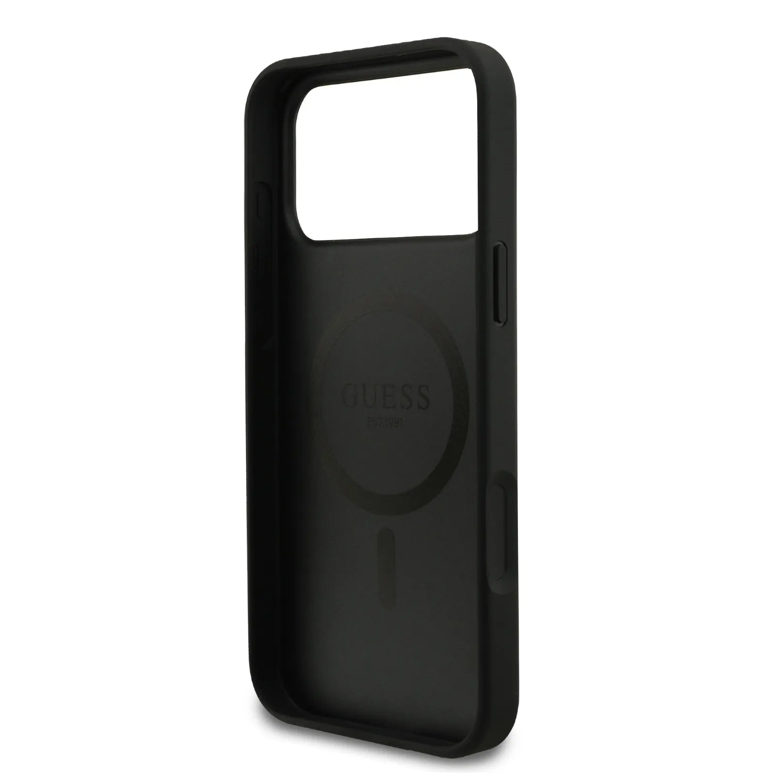 Guess MagSafe PU Saffiano Leather Case With Classic Logo