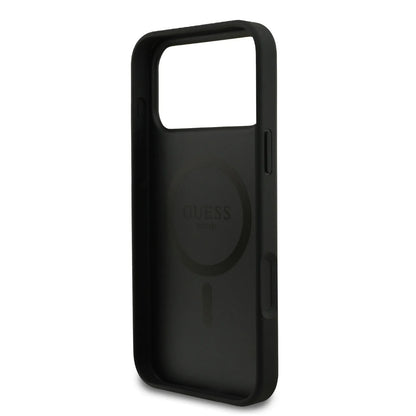 Guess MagSafe PU Saffiano Leather Case With Classic Logo