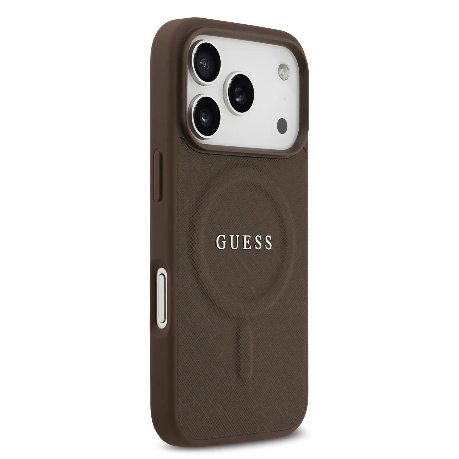 Guess MagSafe PU Saffiano Leather Case With Classic Logo