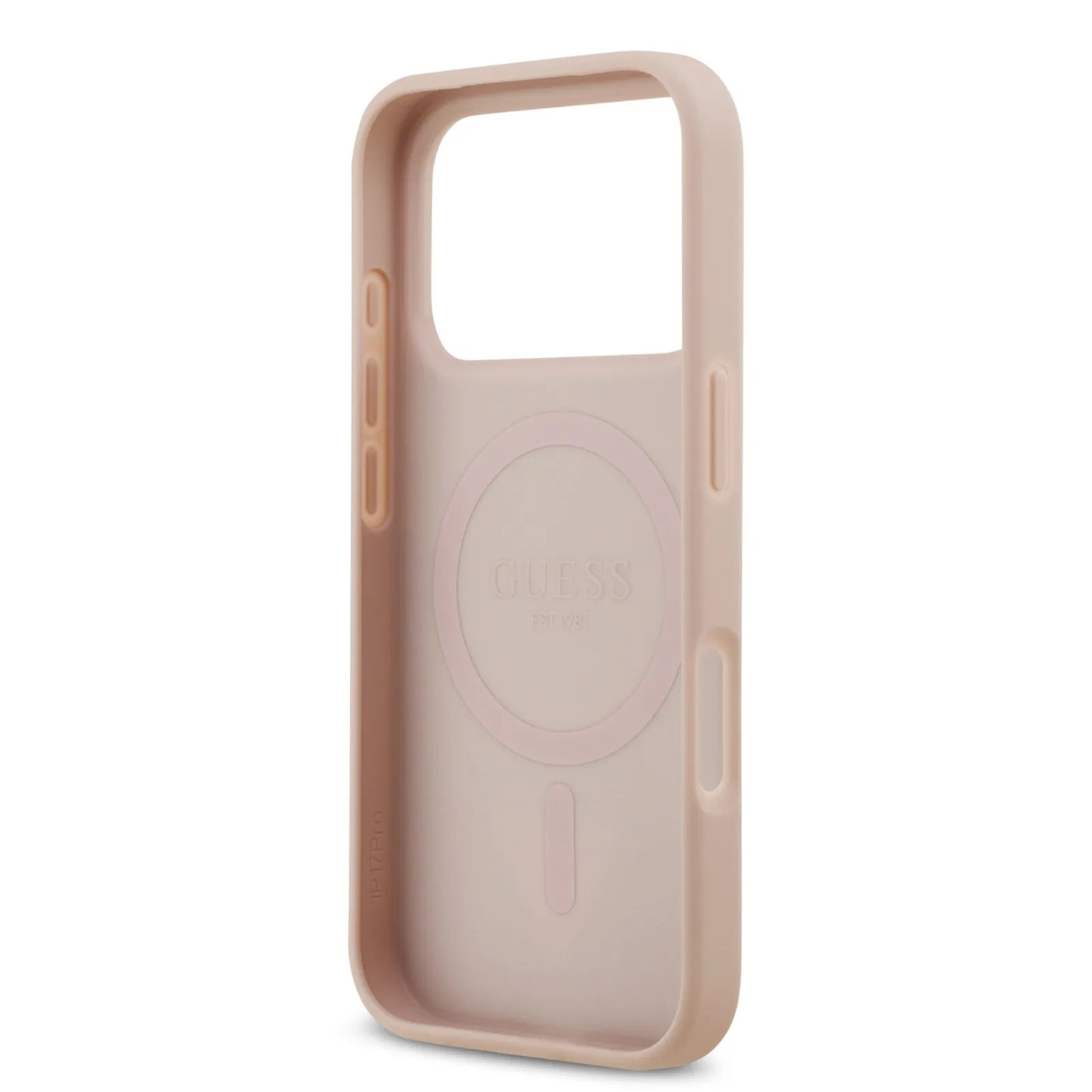 Guess MagSafe PU Leather Case With Triangle Logo
