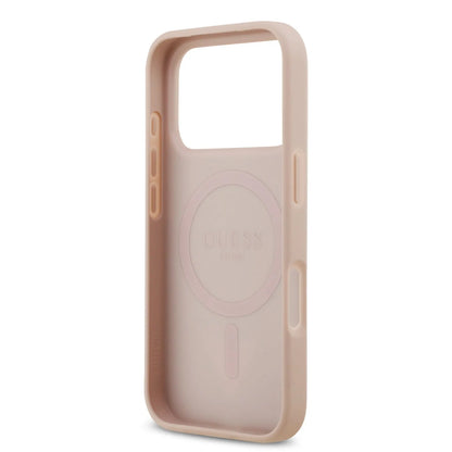Guess MagSafe PU Leather Case With Triangle Logo