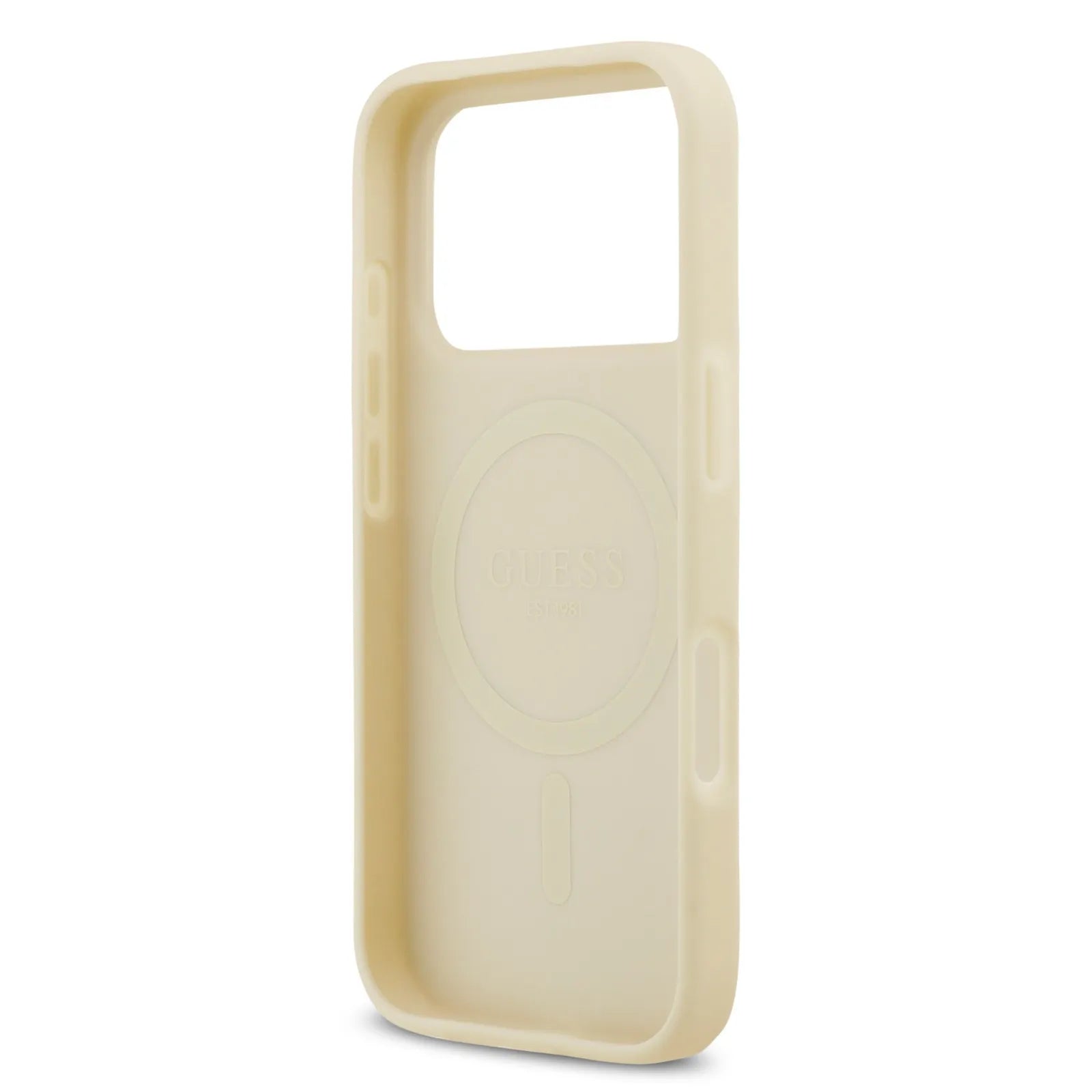Guess MagSafe PU Leather Case With Triangle Logo