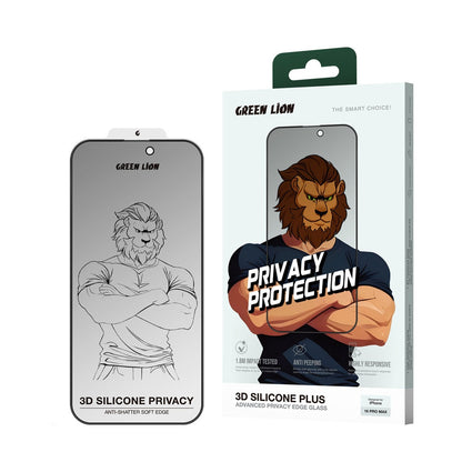Green Lion 3D Silicone Plus Advanced Privacy Edge Glass