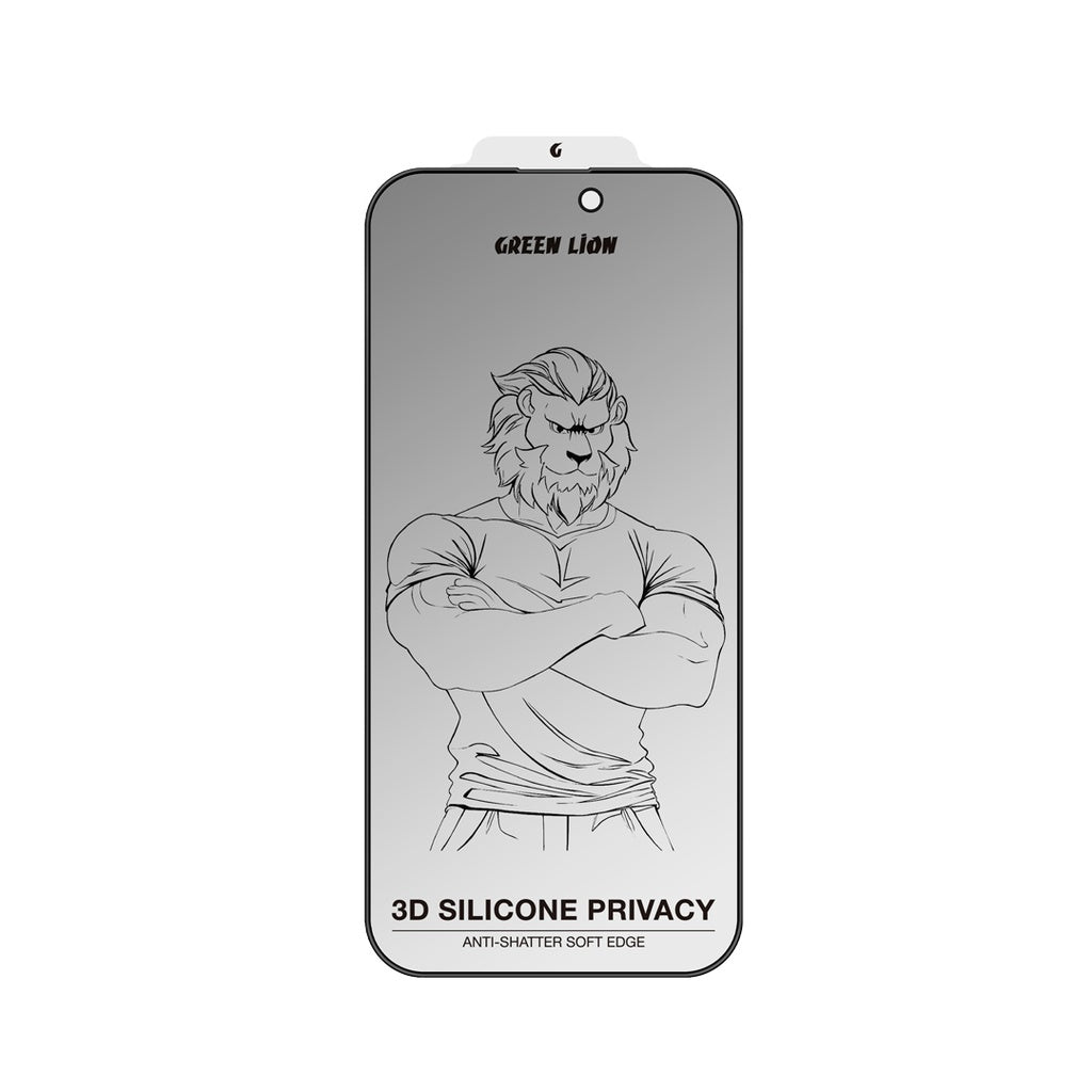Green Lion 3D Silicone Plus Advanced Privacy Edge Glass