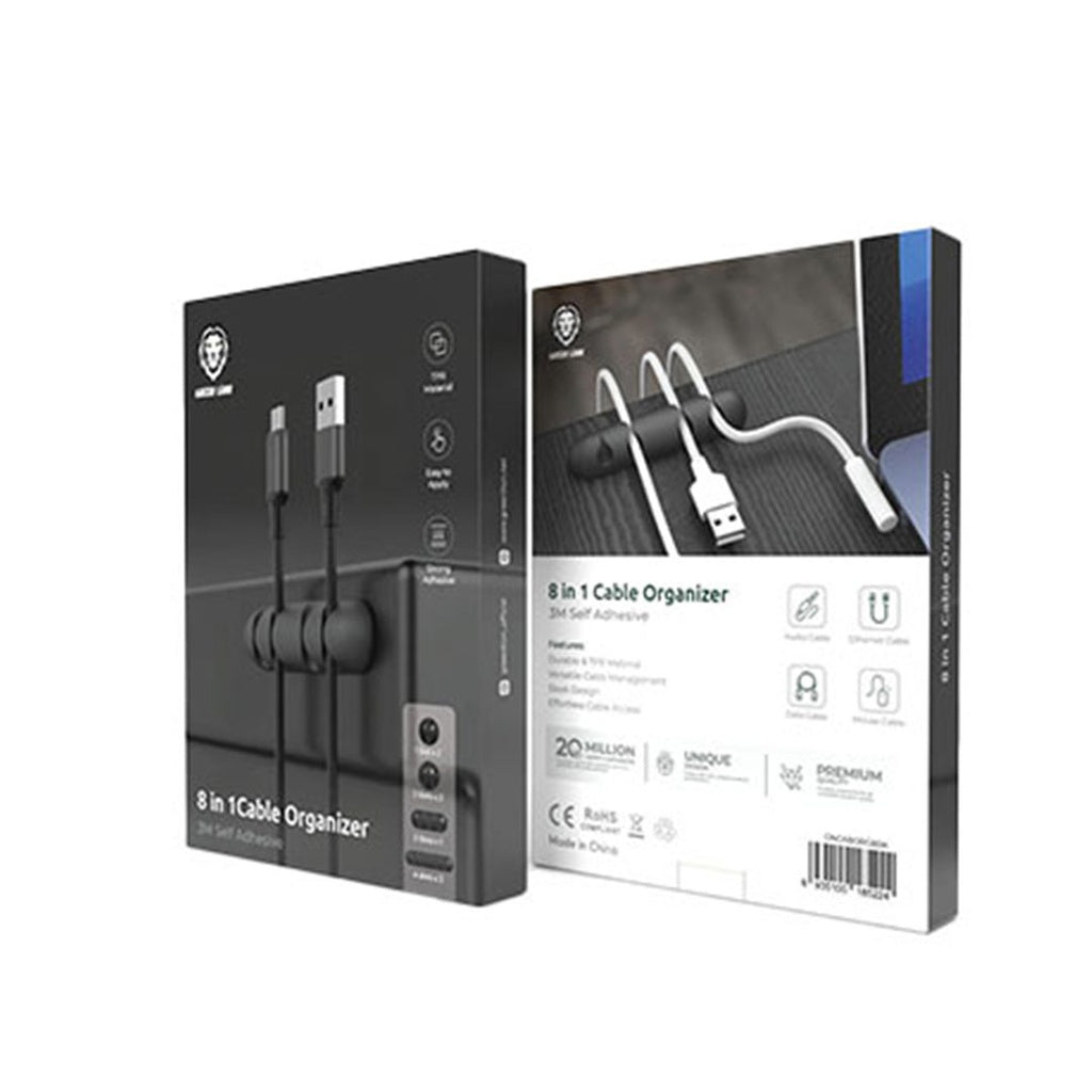 Green Lion 8 in 1 Cable Organizer