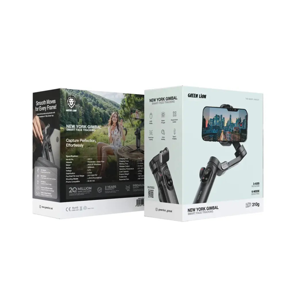 Green Lion New York Gimbal Smart Face Tracking