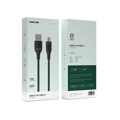 Green Lion USB-A TO USB-C PVC Cable