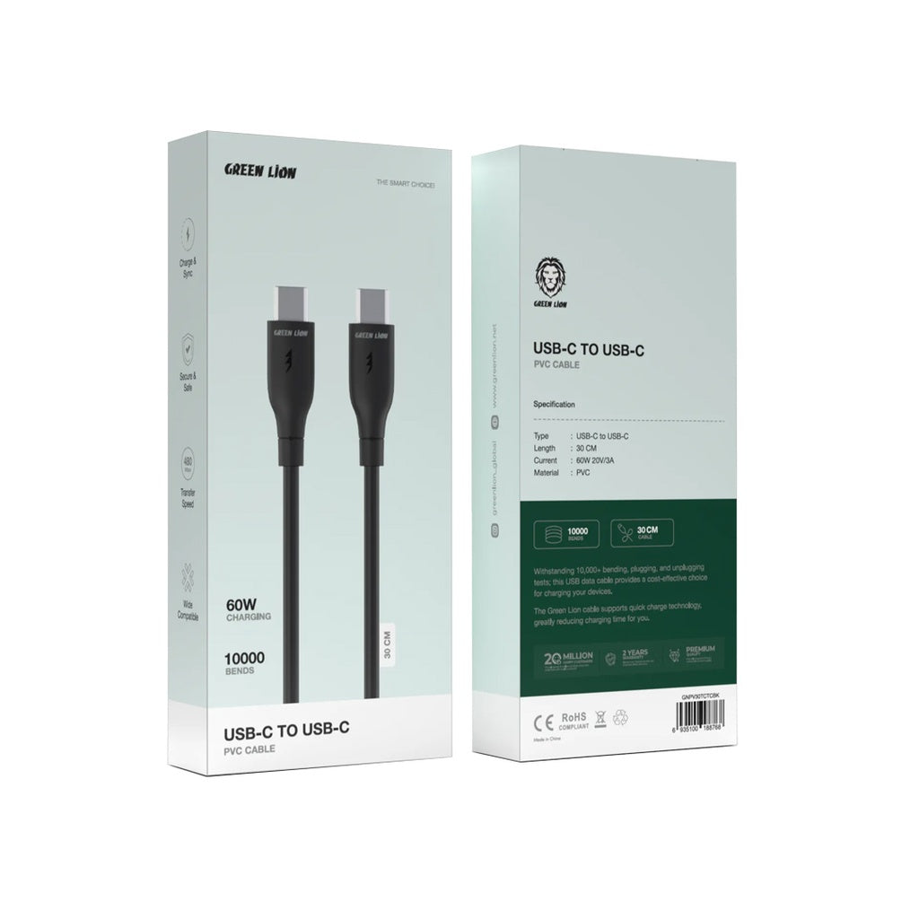 Green Lion USB-C TO USB-C PVC Cable